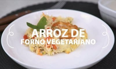 arroz de forno vegetariano