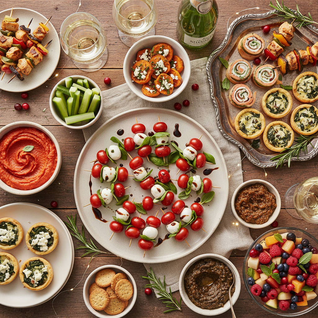 Festas de Fim de Ano: Aperitivos Deliciosos para Celebrar sem Exagero